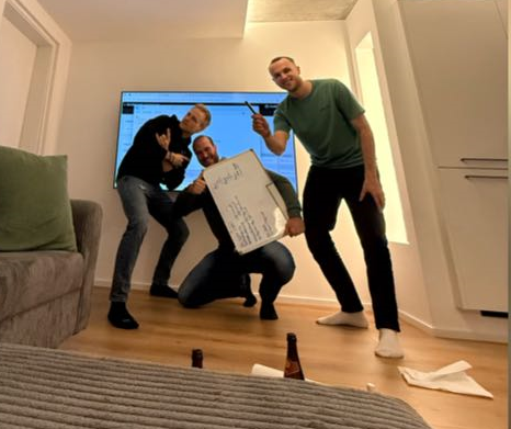 The eventrace team — Alex, Maria Marcus, Markus and Simon